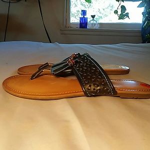 Tommy Hilfiger Shoes - NWOT TOMMY HILFIGER BLUE TASSLE SANDALS-SIZE 9.5 Tommy Hilfiger Shoes - NWOT TOMMY HILFIGER BLUE TASSLE SANDALS-SIZE 9.5